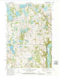 Scandia Minnesota Historical topographic map, 1:24000 scale, 7.5 X 7.5 Minute, Year 1974
