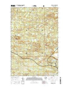 Silver Bay SW Minnesota Current topographic map, 1:24000 scale, 7.5 X 7.5 Minute, Year 2016