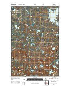 Silver Island Lake Minnesota Historical topographic map, 1:24000 scale, 7.5 X 7.5 Minute, Year 2011