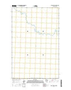 Skull Lake OE N Minnesota Current topographic map, 1:24000 scale, 7.5 X 7.5 Minute, Year 2016