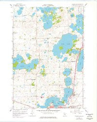 Solomon Lake Minnesota Historical topographic map, 1:24000 scale, 7.5 X 7.5 Minute, Year 1958