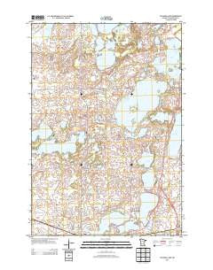 Solomon Lake Minnesota Historical topographic map, 1:24000 scale, 7.5 X 7.5 Minute, Year 2013
