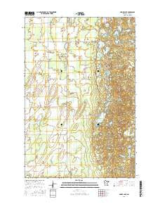 Spider Lake Minnesota Current topographic map, 1:24000 scale, 7.5 X 7.5 Minute, Year 2016