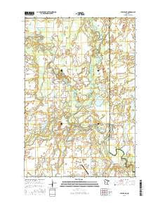 Staples NE Minnesota Current topographic map, 1:24000 scale, 7.5 X 7.5 Minute, Year 2016
