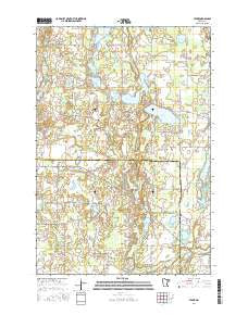Stark Minnesota Current topographic map, 1:24000 scale, 7.5 X 7.5 Minute, Year 2016