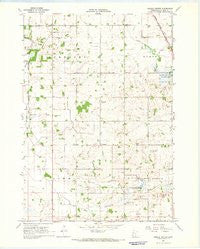 Steele Center Minnesota Historical topographic map, 1:24000 scale, 7.5 X 7.5 Minute, Year 1967