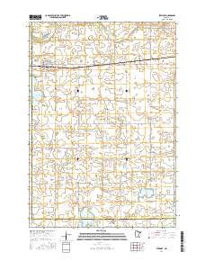 Stewart Minnesota Current topographic map, 1:24000 scale, 7.5 X 7.5 Minute, Year 2016