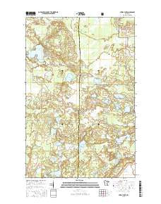 Stingy Lake Minnesota Current topographic map, 1:24000 scale, 7.5 X 7.5 Minute, Year 2016
