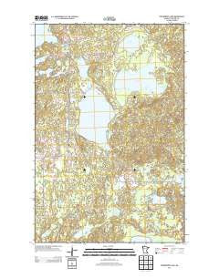 Strawberry Lake Minnesota Historical topographic map, 1:24000 scale, 7.5 X 7.5 Minute, Year 2013