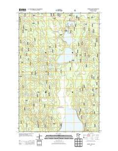 Sucker Lakes Minnesota Historical topographic map, 1:24000 scale, 7.5 X 7.5 Minute, Year 2013