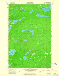 Tait Lake Minnesota Historical topographic map, 1:24000 scale, 7.5 X 7.5 Minute, Year 1960