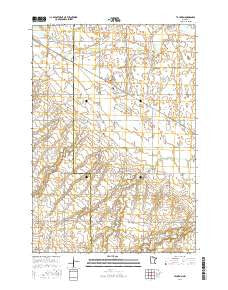 Taunton Minnesota Current topographic map, 1:24000 scale, 7.5 X 7.5 Minute, Year 2016