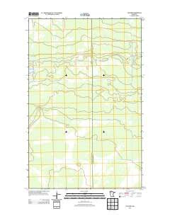 The Pines Minnesota Historical topographic map, 1:24000 scale, 7.5 X 7.5 Minute, Year 2013