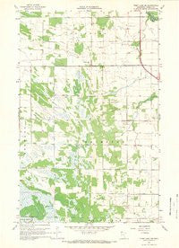Thief Lake NE Minnesota Historical topographic map, 1:24000 scale, 7.5 X 7.5 Minute, Year 1967