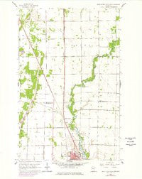 Thief River Falls NW Minnesota Historical topographic map, 1:24000 scale, 7.5 X 7.5 Minute, Year 1961