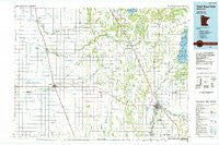 Thief River Falls Minnesota Historical topographic map, 1:100000 scale, 30 X 60 Minute, Year 1985