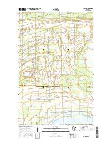 Thief Lake Minnesota Current topographic map, 1:24000 scale, 7.5 X 7.5 Minute, Year 2016
