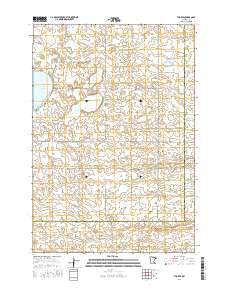 Thorpe Minnesota Current topographic map, 1:24000 scale, 7.5 X 7.5 Minute, Year 2016