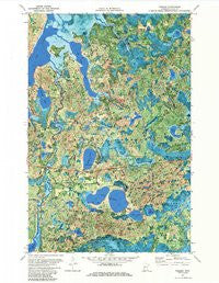 Tobique Minnesota Historical topographic map, 1:24000 scale, 7.5 X 7.5 Minute, Year 1971