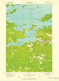 Tower Minnesota Historical topographic map, 1:24000 scale, 7.5 X 7.5 Minute, Year 1956