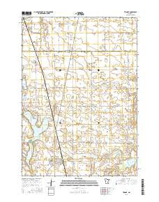 Trimont Minnesota Current topographic map, 1:24000 scale, 7.5 X 7.5 Minute, Year 2016