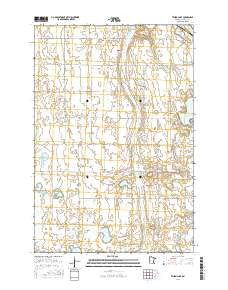 Trisko Lake Minnesota Current topographic map, 1:24000 scale, 7.5 X 7.5 Minute, Year 2016