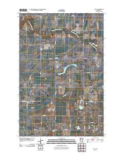 Ulen Minnesota Historical topographic map, 1:24000 scale, 7.5 X 7.5 Minute, Year 2011
