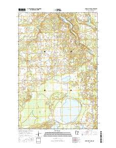 Upper Rice Lake Minnesota Current topographic map, 1:24000 scale, 7.5 X 7.5 Minute, Year 2016