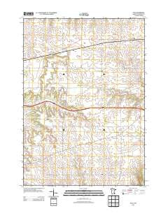 Utica Minnesota Historical topographic map, 1:24000 scale, 7.5 X 7.5 Minute, Year 2013