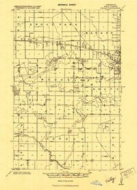 Valley Minnesota Historical topographic map, 1:62500 scale, 15 X 15 Minute, Year 1919