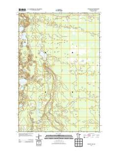 Vanduse Lake Minnesota Historical topographic map, 1:24000 scale, 7.5 X 7.5 Minute, Year 2013