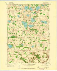Victoria Minnesota Historical topographic map, 1:24000 scale, 7.5 X 7.5 Minute, Year 1958