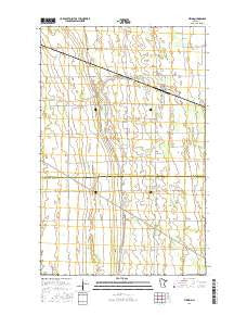 Viking Minnesota Current topographic map, 1:24000 scale, 7.5 X 7.5 Minute, Year 2016