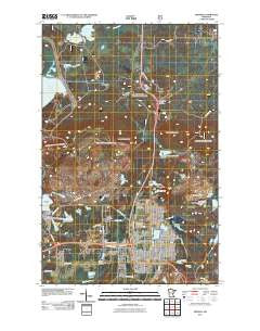 Virginia Minnesota Historical topographic map, 1:24000 scale, 7.5 X 7.5 Minute, Year 2011