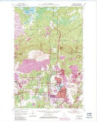 Virginia Minnesota Historical topographic map, 1:24000 scale, 7.5 X 7.5 Minute, Year 1951