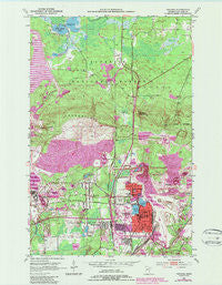 Virginia Minnesota Historical topographic map, 1:24000 scale, 7.5 X 7.5 Minute, Year 1951