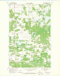 Wannaska SW Minnesota Historical topographic map, 1:24000 scale, 7.5 X 7.5 Minute, Year 1968