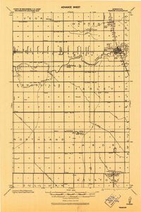 Warren Minnesota Historical topographic map, 1:62500 scale, 15 X 15 Minute, Year 1918