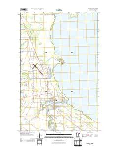 Warroad Minnesota Historical topographic map, 1:24000 scale, 7.5 X 7.5 Minute, Year 2013