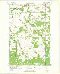 Warroad SE Minnesota Historical topographic map, 1:24000 scale, 7.5 X 7.5 Minute, Year 1967