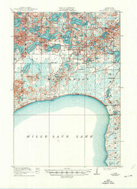 Wealthwood Minnesota Historical topographic map, 1:62500 scale, 15 X 15 Minute, Year 1916