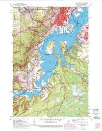 West Duluth Minnesota Historical topographic map, 1:24000 scale, 7.5 X 7.5 Minute, Year 1954