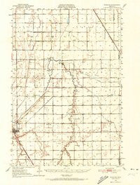 Wheaton Minnesota Historical topographic map, 1:62500 scale, 15 X 15 Minute, Year 1951
