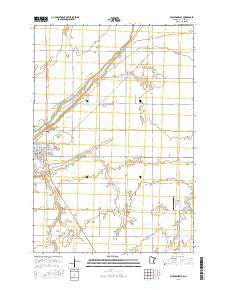 Wheaton East Minnesota Current topographic map, 1:24000 scale, 7.5 X 7.5 Minute, Year 2016