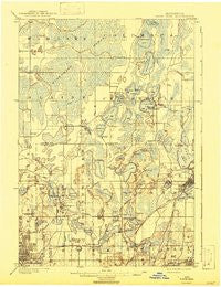 White Bear Minnesota Historical topographic map, 1:62500 scale, 15 X 15 Minute, Year 1902