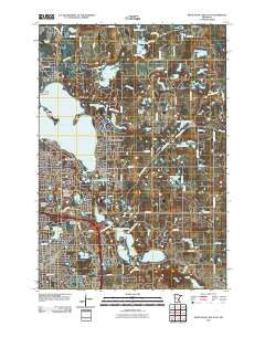 White Bear Lake East Minnesota Historical topographic map, 1:24000 scale, 7.5 X 7.5 Minute, Year 2010
