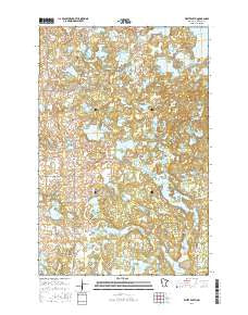 White Earth Minnesota Current topographic map, 1:24000 scale, 7.5 X 7.5 Minute, Year 2016