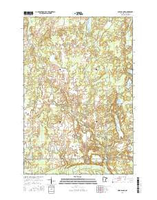 Wilbur Lake Minnesota Current topographic map, 1:24000 scale, 7.5 X 7.5 Minute, Year 2016