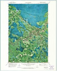 Wildwood Minnesota Historical topographic map, 1:24000 scale, 7.5 X 7.5 Minute, Year 1971