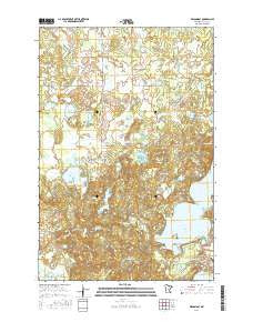 Wilson Bay Minnesota Current topographic map, 1:24000 scale, 7.5 X 7.5 Minute, Year 2016